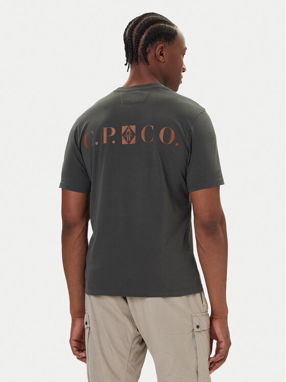 C.P. Company C.P. Company T-krekls 19CMTS104A005100W Pelēks Regular Fit