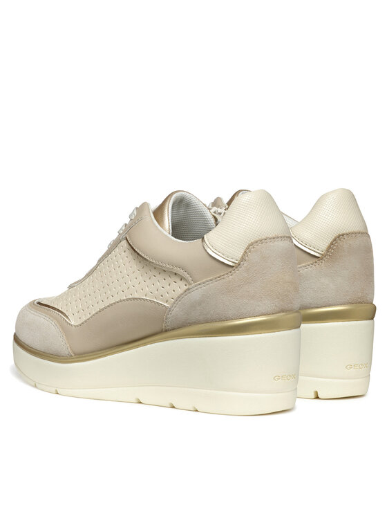 Geox Geox Snīkeri D Ilde D55RAB 05422 C5AH6 Bēšs