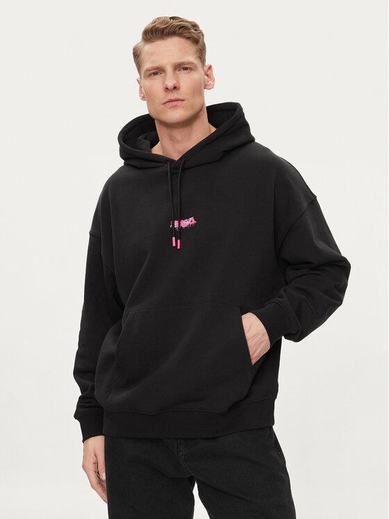 Hugo Bluză Dreezes 50509979 Negru Oversize