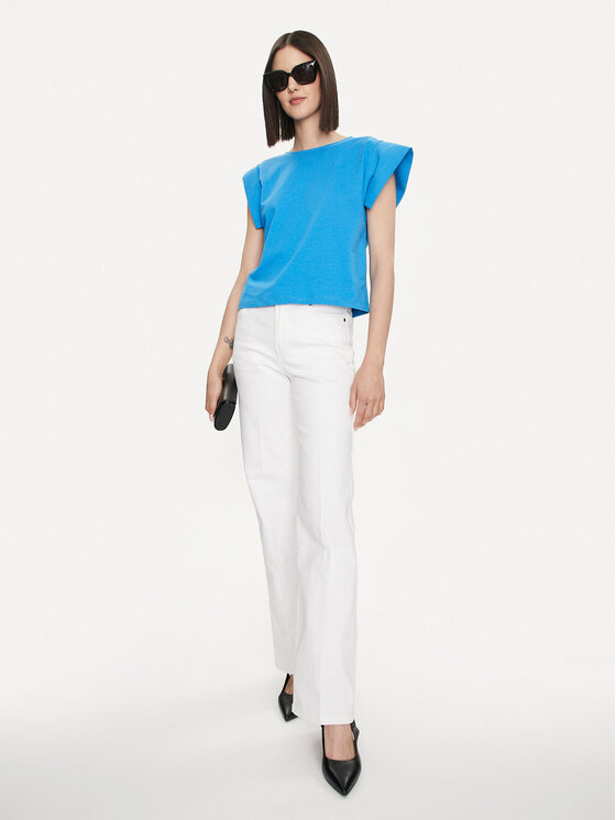 United Colors Of Benetton United Colors Of Benetton Traperice 49FWDE01S Bijela Flare Fit