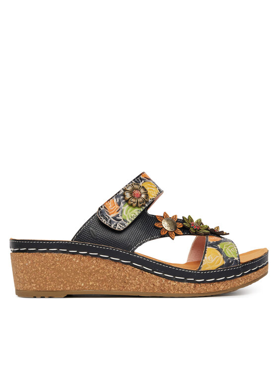 Laura Vita Laura Vita Шльопанці Facscineo 05 Чорний