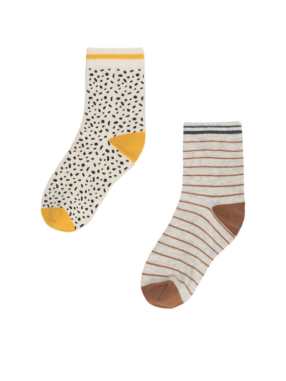 Nelli Blu Nelli Blu Dolge nogavice 7KB-001-AW23 (2-pack) Rjava