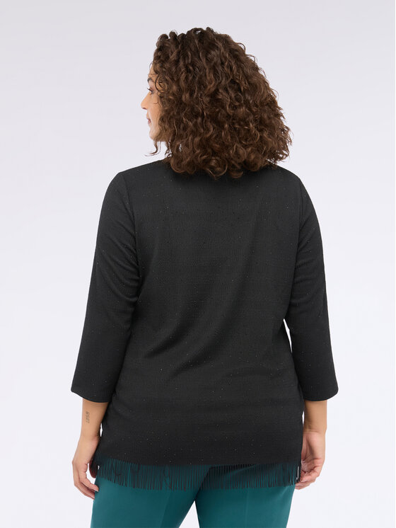Fiorella Rubino Fiorella Rubino Bluzka G070L008687N033 Czarny Regular Fit