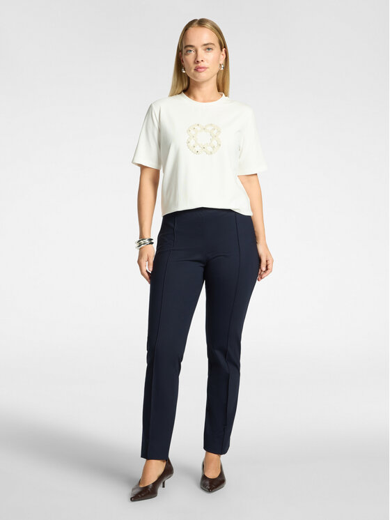 Elena Mirò Elena Mirò Pantaloni di tessuto P022Z200129N034 Blu Skin Fit