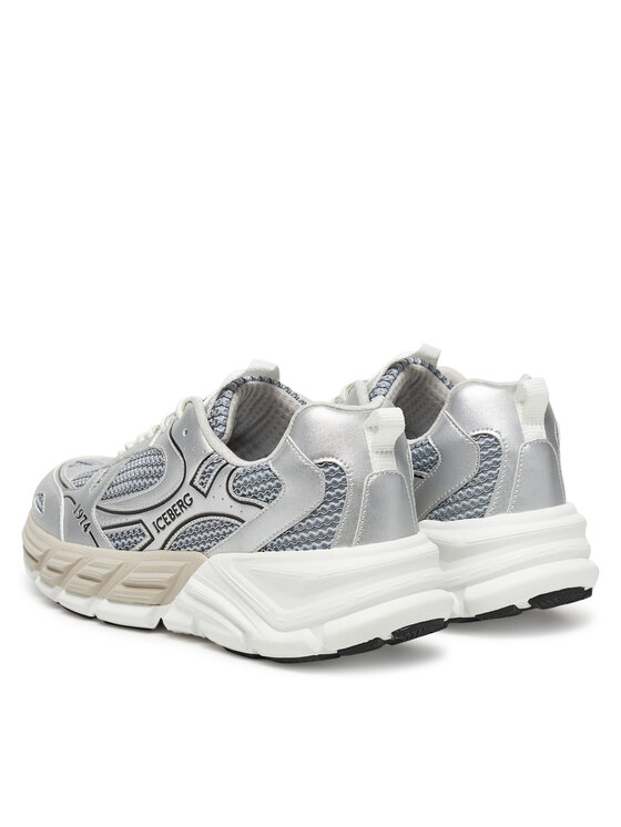 Iceberg Iceberg Sneakersy IU1706 Srebrny
