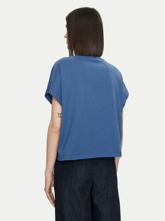 United Colors Of Benetton United Colors Of Benetton Majica 3096D1071 Modra Relaxed Fit