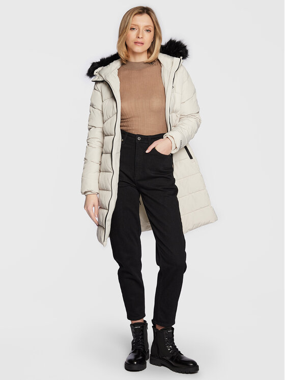 Calvin Klein Jeans Calvin Klein Jeans Зимова куртка J20J219825 Écru Regular Fit