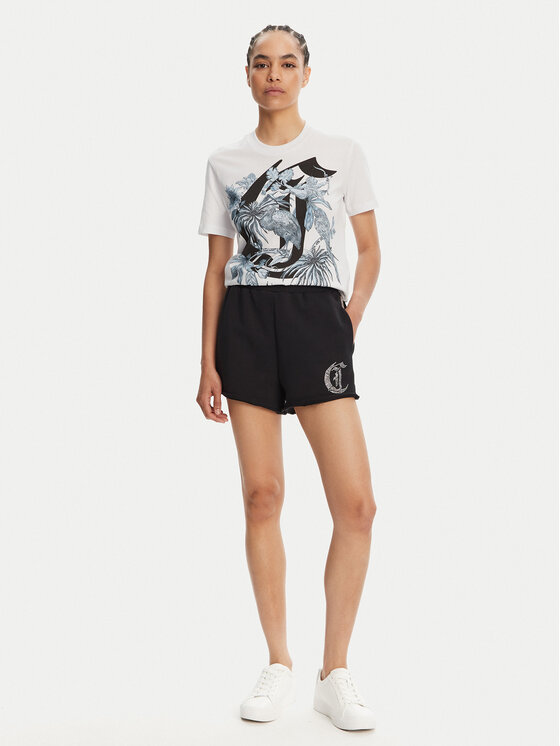 Just Cavalli Just Cavalli Póló 78PAHT04 Fehér Regular Fit