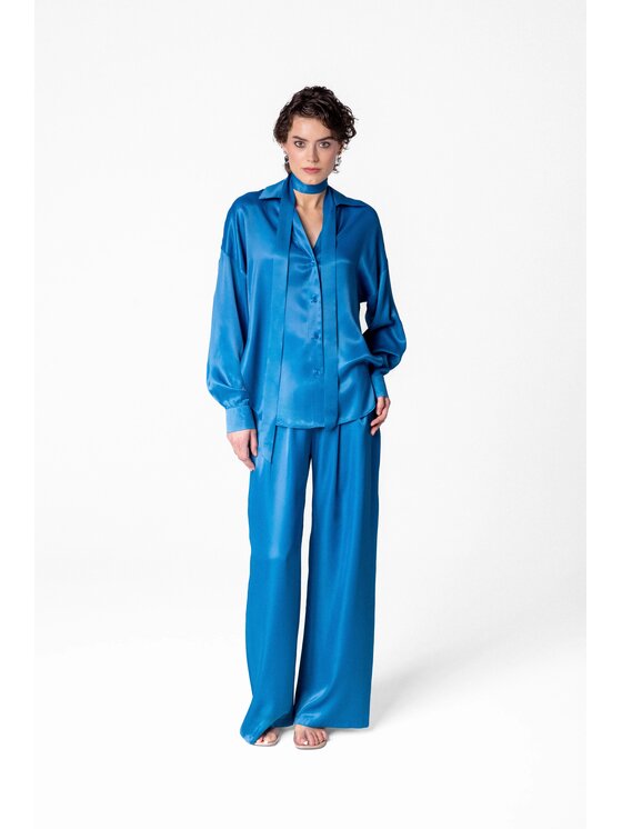 LE POSSÉ LE POSSÉ Camicia KLS Blu Loose Fit