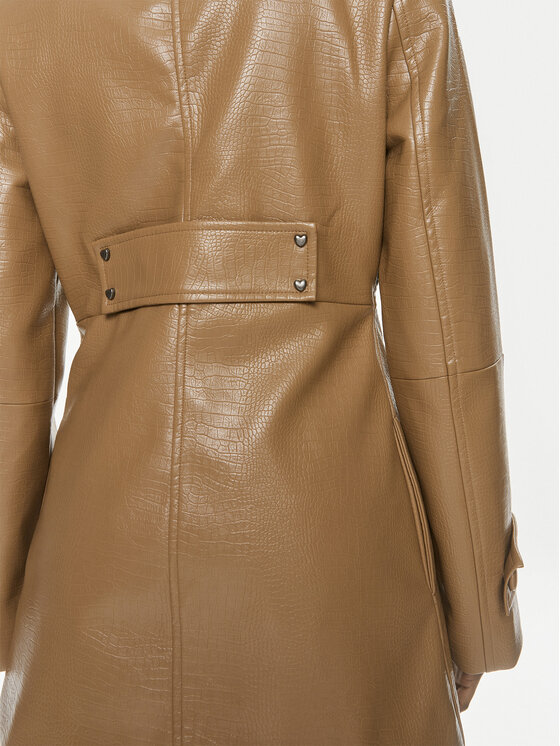 ROTATE ROTATE Jacke aus Kunstleder 1121422512 Braun Regular Fit