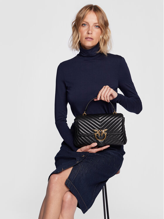 PINKO PINKO Geantă Love Lady Puff Classic Cl PE 23 PLTT 100043 A0GK Negru