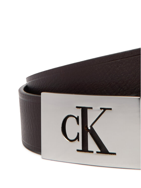Calvin Klein Calvin Klein Nadrágszíj Ssnl Mono Plaque 35Mm Fixed LV04D7086G Barna