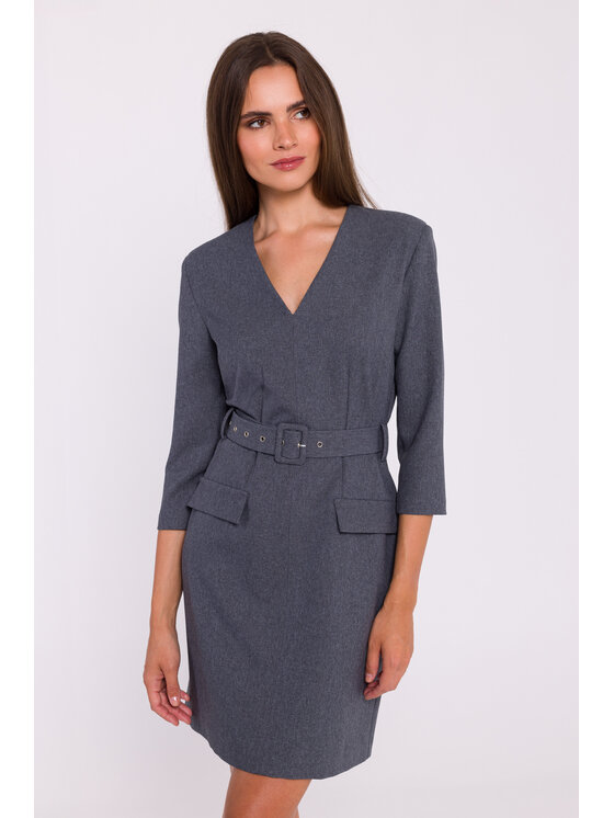 Stylove Stylove Večerní šaty S369 Šedá Ladies Fit