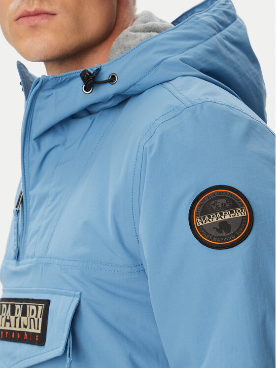 Napapijri Napapijri Kurtka anorak Rainforest Winter 3 P0A4GMC Niebieski Regular Fit