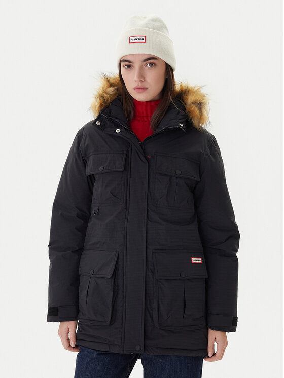 Hunter Hunter Parka Glyder HARW0014252 Fekete Regular Fit