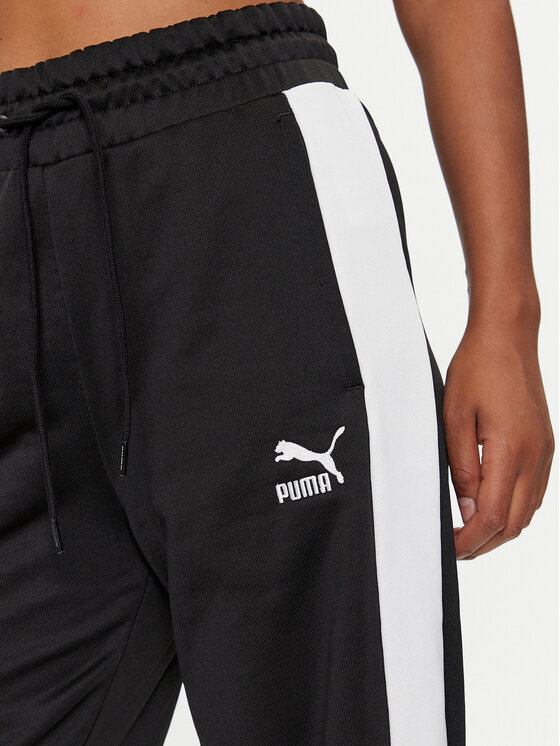 Puma Puma Donji dio trenerke Iconic T7 627996 Crna Straight Leg