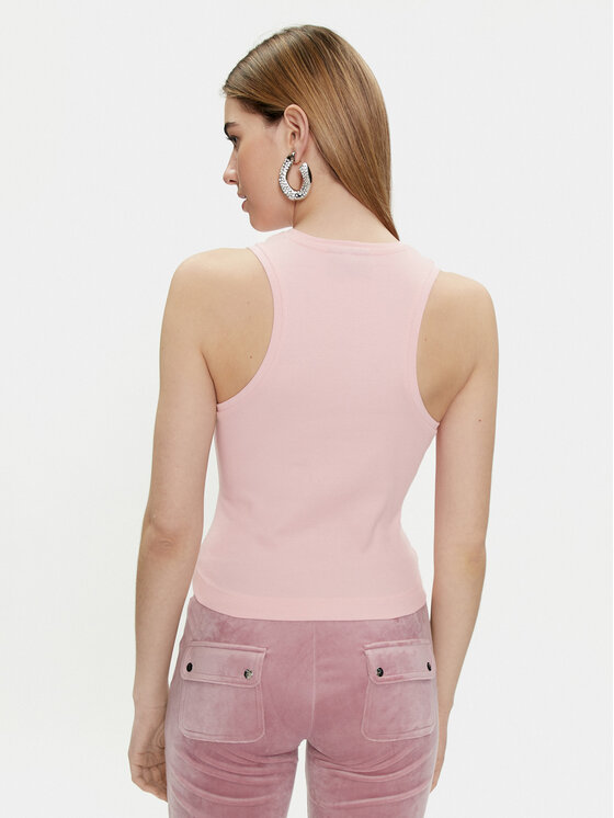 Juicy Couture Juicy Couture Felső Beckham JCBLV223811 Rózsaszín Slim Fit