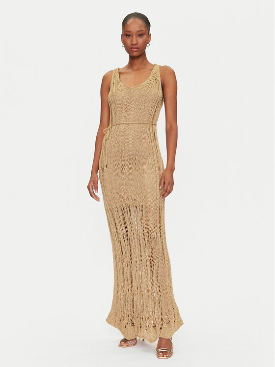 Marciano Guess Marciano Guess Abendkleid 5GGK54 5871Z Goldfarben