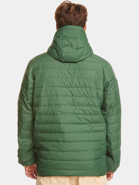 Quiksilver Quiksilver Bunda pro přechodné období Scaly Hood Jckt EQYJK04008 Zelená Regular Fit