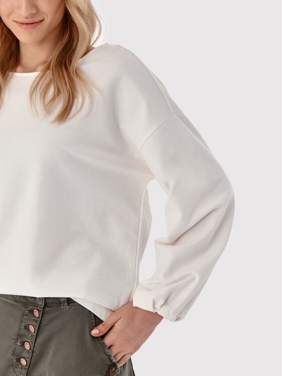 TATUUM Tatuum Mikina Submisa T2207.046 Biela Relaxed Fit