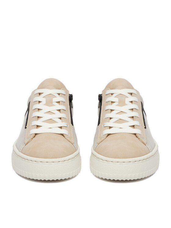 Rieker Rieker Sneakersy N9900-60 Beżowy
