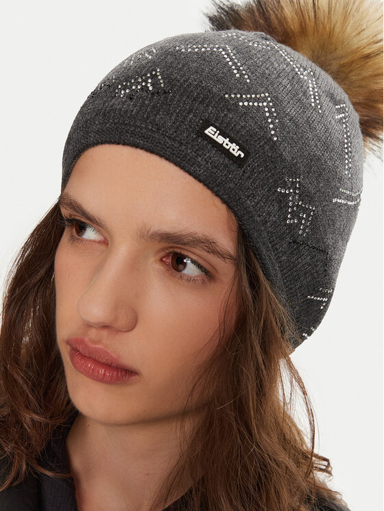 Eisbär Eisbär Mütze Draw Lux Crystal 80101 709 Grau