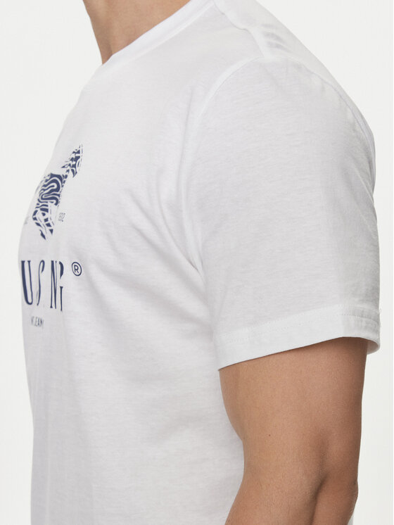 Mustang Mustang T-shirt Austin 1015069 Bianco Regular Fit