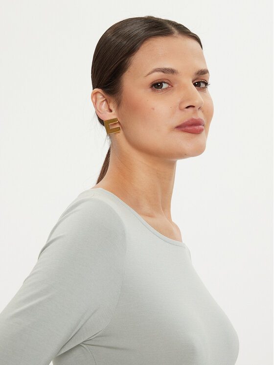 Gina Tricot Gina Tricot Блузка 23221 Сірий Slim Fit