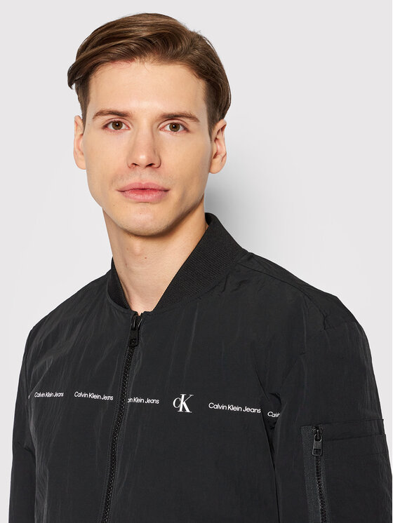 Calvin Klein Jeans Calvin Klein Jeans Kurtka bomber J30J320276 Czarny Regular Fit