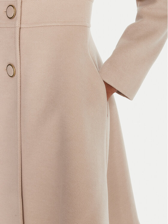 Rinascimento Rinascimento Płaszcz przejściowy CFC0126213003 Beżowy Regular Fit