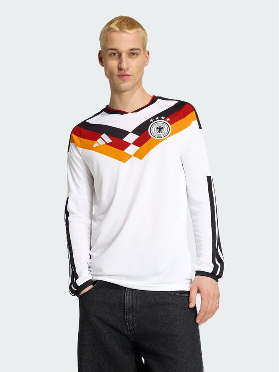 adidas adidas Koszulka techniczna Niemcy Biały Slim Fit
