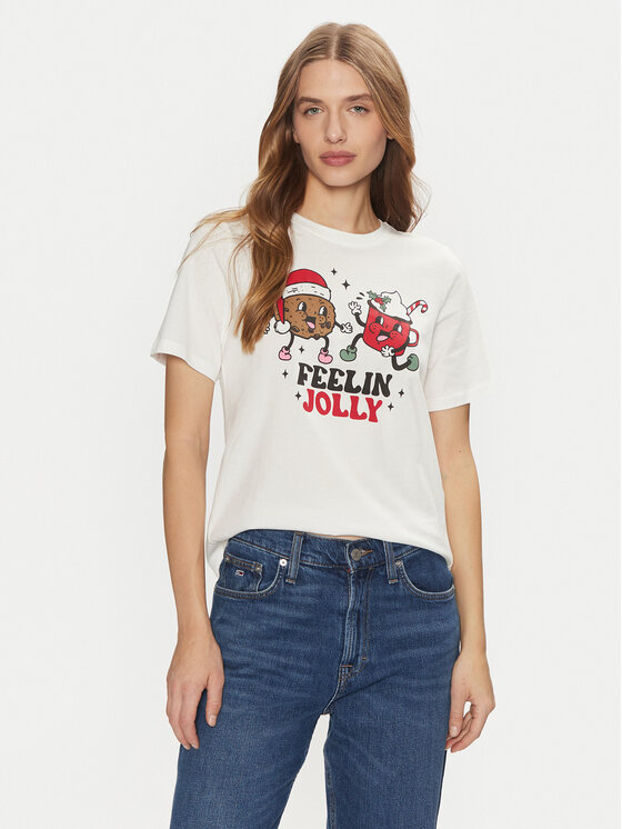 Női Póló ONLY, Méret: XL, Fehér, Rosie 15332339