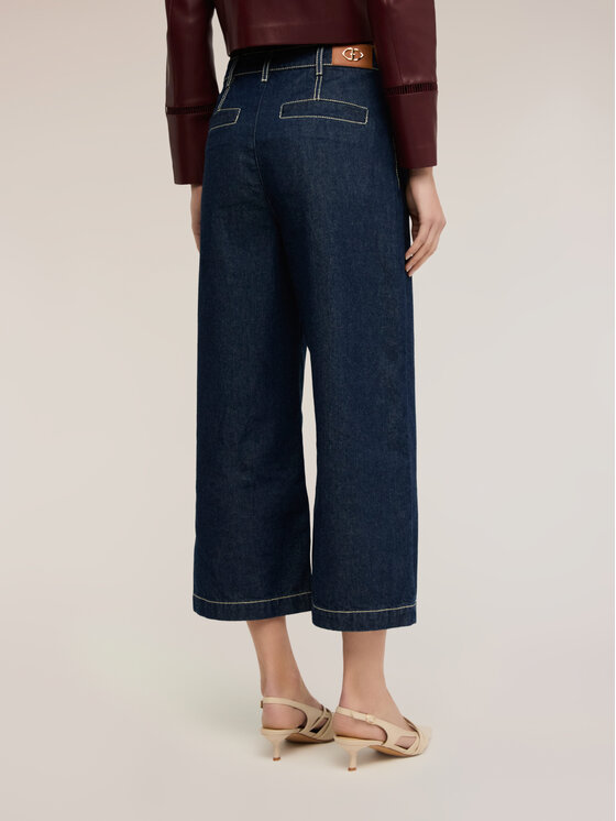 Motivi Motivi Jeans P453Q004465N034 Blu Cropp Fit