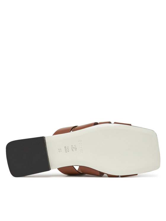 Pollini Pollini Klapki SA28051C0MTC0230 Brązowy
