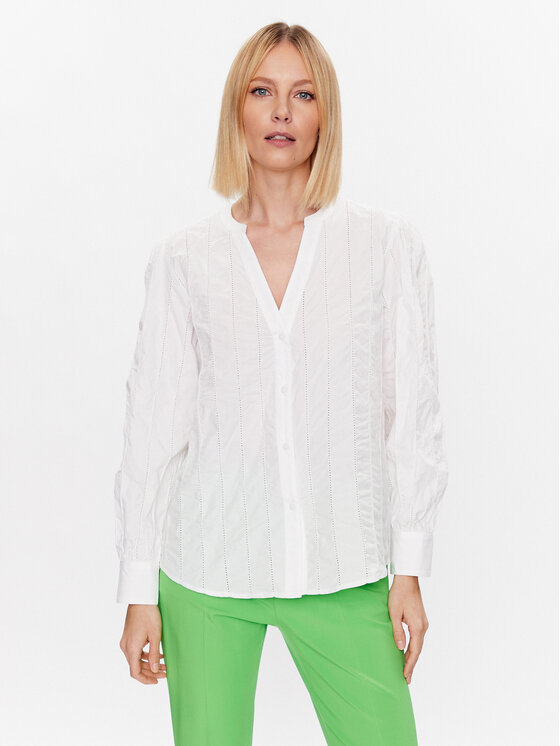 Tommy Hilfiger Tommy Hilfiger Marškiniai WW0WW38007 Balta Regular Fit