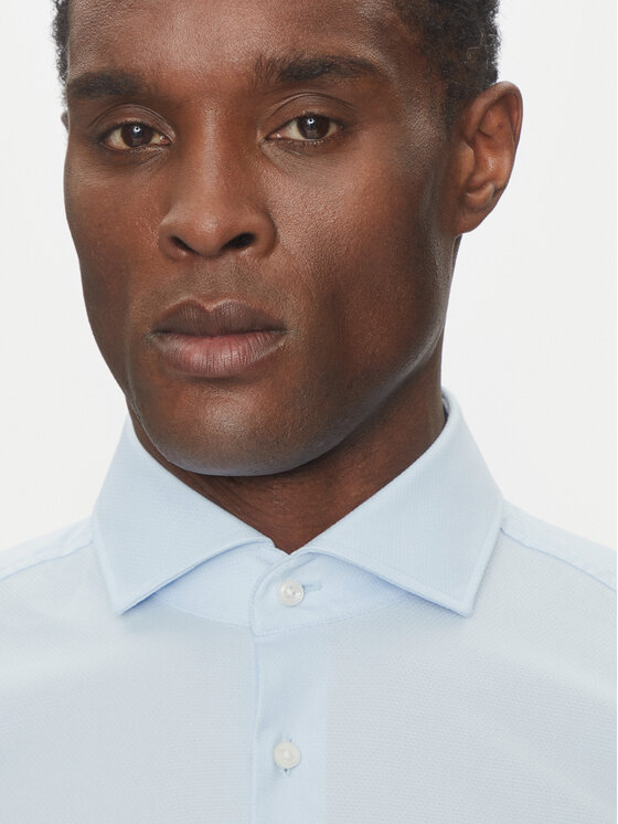 BOSS BOSS Košeľa H-HANK-spread-C1-222 50539227 Modrá Slim Fit