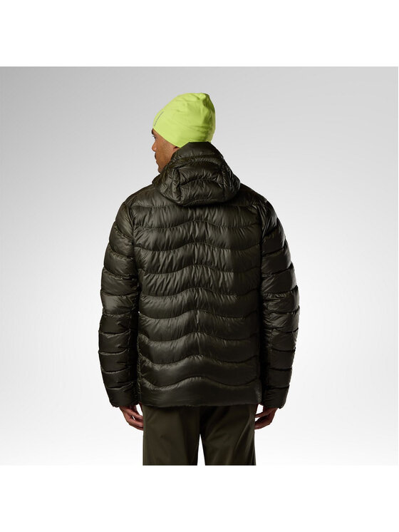 Rossignol Rossignol Kurtka puchowa M Verok Down Hoodie Jacket Zielony Regular Fit
