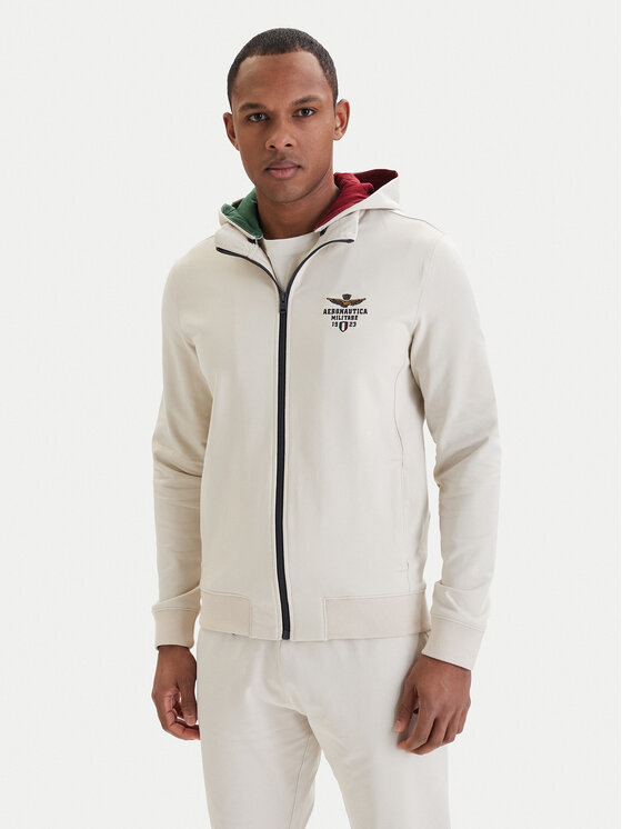 Aeronautica Militare Aeronautica Militare Tepláková souprava 261TF0108UF00674 Béžová Regular Fit