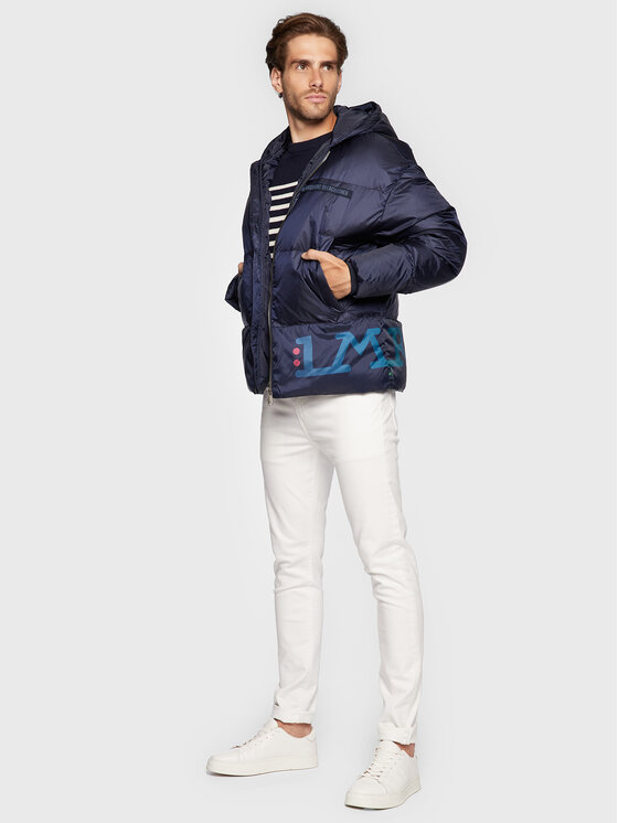 La Martina La Martina Пуховик UMO300 PA064 Cиній Regular Fit