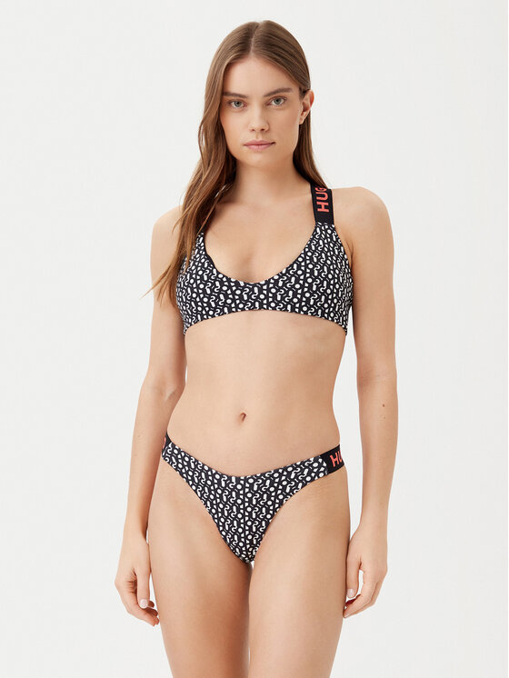 HUGO HUGO Bikini partea de jos Monogram 50534946 Negru