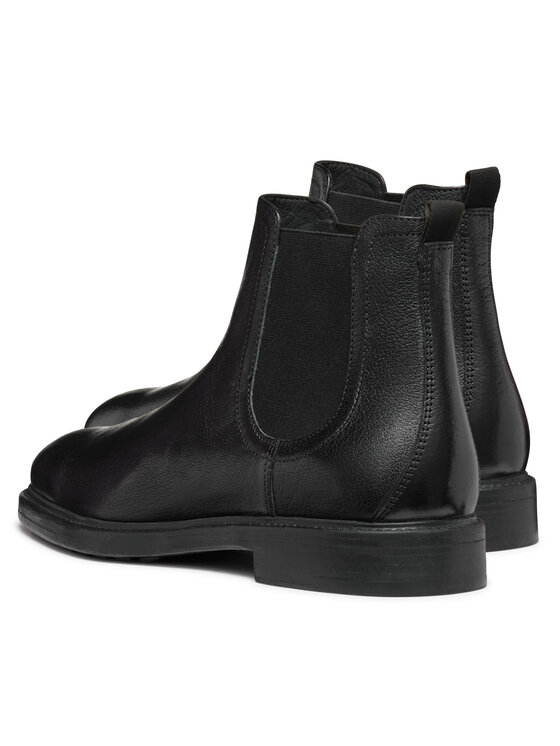 Geox Geox Kotníková obuv s elastickým prvkem U Tiberio U46G5A 000JD C9999 Černá