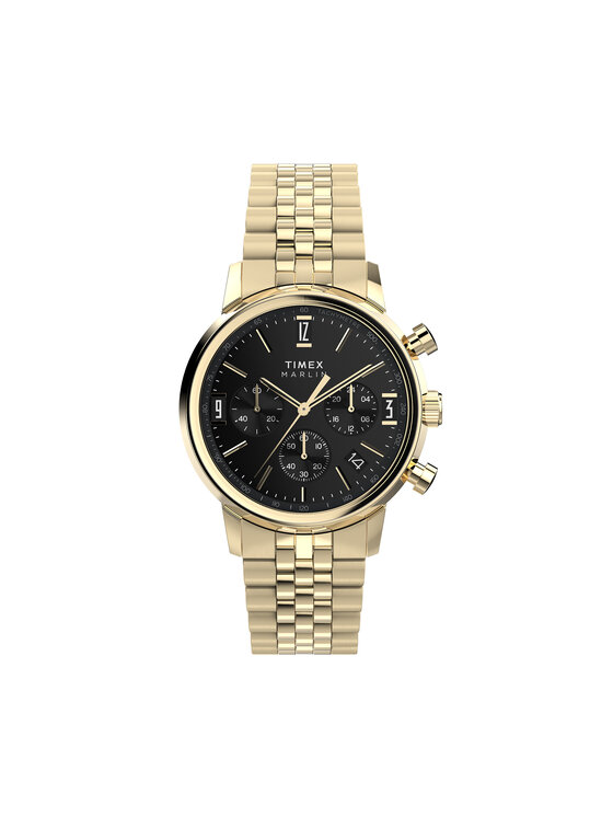 Timex Timex Hodinky Marlin® Quartz Chronograph TW2W59900 Zlatá