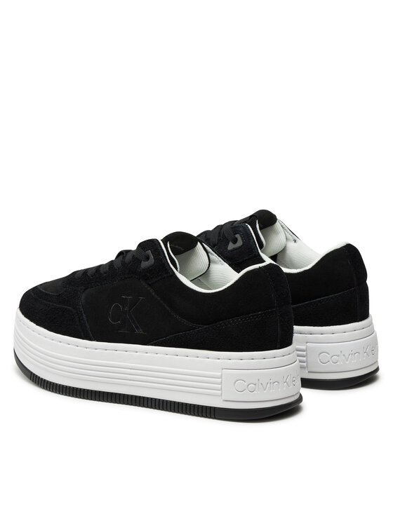 Calvin Klein Jeans Calvin Klein Jeans Αθλητικά Bold Platf Laceup Low Mg Suede YW0YW01575 Μαύρο