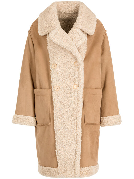 My Twin My Twin Зимове пальто 192MT2020 Бежевий Regular Fit