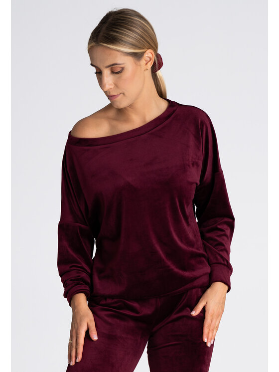 FIGL FIGLFIGL Felpa M968 Bordeaux Regular Fit