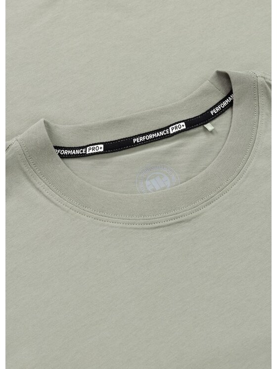 PITBULL PITBULL T-Shirt Koszulka męska Coolmax SCOTT L Zielony Regular Fit