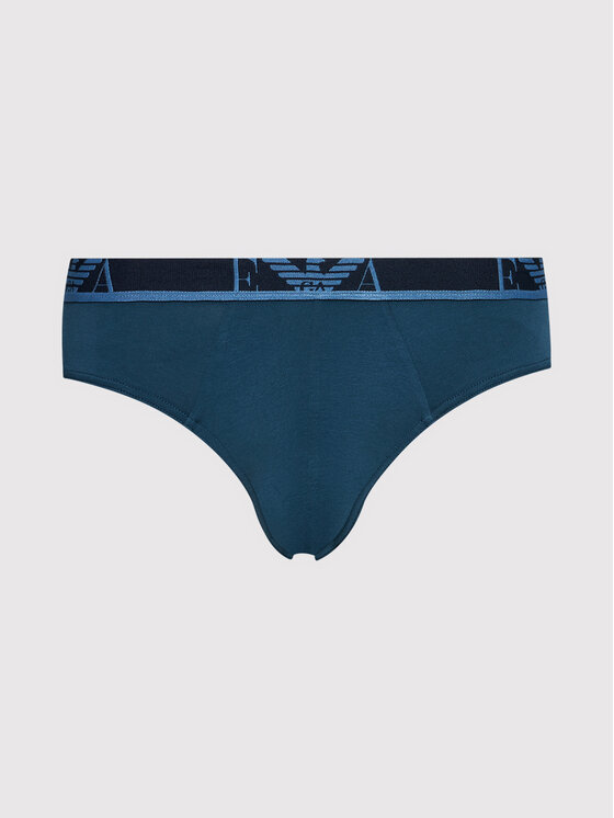 Emporio Armani Underwear Emporio Armani Underwear Súprava 3 kusov slipov 111734 1A715 79835 Tmavomodrá