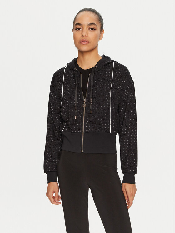 Liu Jo Sport Mikina TF4268 FS576 Čierna Regular Fit