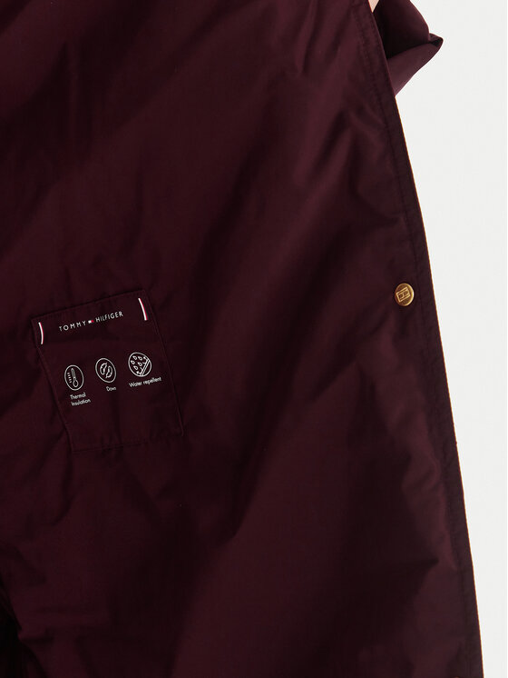 Tommy Hilfiger Tommy Hilfiger Žieminis paltas WW0WW47279 Vyšninė Relaxed Fit