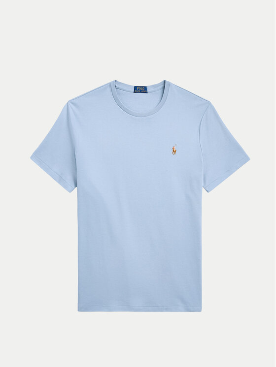 Polo Ralph Lauren Polo Ralph Lauren Majica 710740727080 Svetlo modra Slim Fit